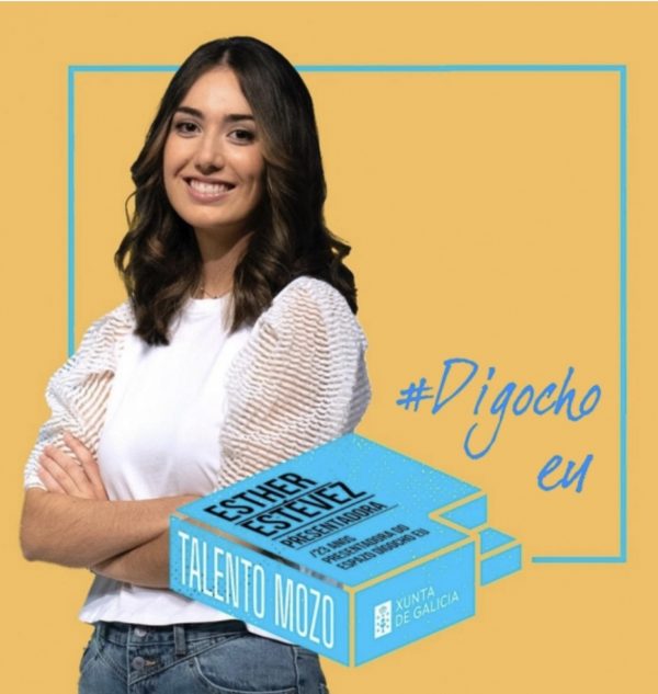 Esther Estévez, presentadora do DigochoEu, en Miralba Jesuitinas